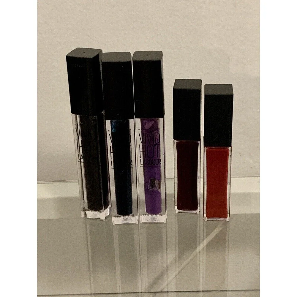 (5) Maybelline Vivid Matte Liquid Lip Hot Slay It Royal Major Punch Cranberry